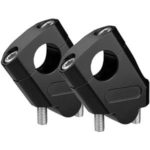 7/8" Universal Handlebar Bar Risers Motorcycle Bar Clamps 7/8" Bar For Motorbike Pit Dirt Bikes Black Riser Height 38mm (1.5 "), 18mm (0.71") Backward or Forward