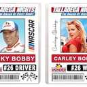 2 Set Race Car Driver ID Badge Halloween Memento Prop Raceing ID Badge Halloween ID Card