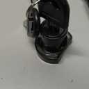 2.1" Sliding Glass Door Ratchet Lock, Keyed Alike Luminous Secure Showcase Display Case Lock - No Drill, for 40-50mm/ 1.57-1.97 inch Cabinet Stores Glass Door, Black