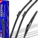 3 wipers Replacement for 2017-2022 2023 2024 2025 Mazda CX-5 2017-2022 2023 Mazda CX-9, Windshield Wiper Blades Original Equipment Replacement - 24"/18"/14" (Set of 3)