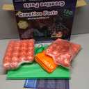 Tiny Land Glow Fort Building Kit for Kids Creative Fort Indoor & Outdoor Construction Toys with 86 Rods and 44 Balls for 5-12 Year Old Boys & Girls STEM Building Toy Gifts with Storage Bag