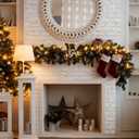 Anmon Brick Peel and Stick Wallpaper White Brick Contact Paper 17.7" x 393", Self Adhesive Removable Christmas Brick Faux Contact Paper, Vinyl Film Roll for Walls Backsplash Home Decoration