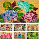 Coir Door mats Outdoor, Door mat Outside Entrance, Welcome mat Indoor, Doormat Outdoor, Funny Door mats Outside, Coir Doormat 16"x27.5" (Garden)