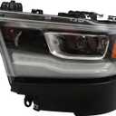 Headlight Assembly Compatible with Ram 1500 2019-2024 w/DRL Front Headlamp Left 68533273AB