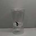 CreativeWare 1.5-Gallon Bark Beverage Dispenser, 1.5 Gallon, Clear