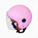 Youth & Kids Gift Retro Electric Motorcycle 3/4 Half Helmet,Toddler Cute 3/4 Open Face Motorcycle Half Helmet,DOT Approved,Boys Girls Go-Kart Dirt-Bike Street Scooter Vespa ATV Helmet (One size(48-58 cm), Pink)