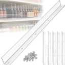 Gondola Shelf Fence - Retail Shelf Guard Rail,Clear Acrylic,for Retail Shelving and Display Shelves,10 Pack (3''H x 36''L)