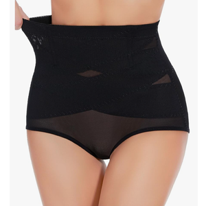 Tummy Control Shapewear Panties for Women-High Waisted Body Shaper Underwear Seamless Shapewear Panty Girdle M