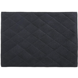 Dog Door Mat for Muddy Paws 24"x30", Absorbent and Dirt Trapper Doormat Indoor Floor Mats Non-Slip Washable Rugs for Entryway, Welcome Mat for Front Back Door, Muddy Wet Shoes, Black