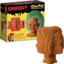 Chia Pet Chucky Childs Play with Seed Pack, Decorative Pottery Planter, Easy to Do and Fun to Grow, Novelty Gift, Perfect for Any Occasion