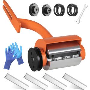 Log Peeler, Log Debarker Designed for Husqvarna and STIHL as Chainsaw Attachment, Efficient Wood Debarking Tool for Timber Processing, Work Gloves Included