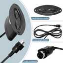 Fromann 4 Button 5 Pin Power Recliner Handle Remote for Lift Sofa Chairs Hand Controller Replacement