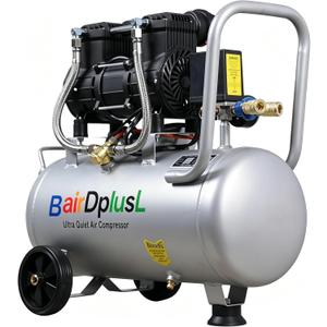 9.5 Gallon Ultra Quiet Air Compressor, MAX 115PSI, 70dB, 110V/60Hz