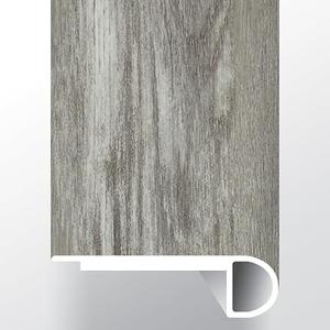 MSI 2.75 in. x 94 in. x 0.75 in. Luxury Vinyl Flooring Flush Stair Nose Molding Trims, Waterproof Flush Stair Nose Molding Floor Trim, Use with NewlandsXL Collection, 7.9 Linear Feet, Victorian Ash,