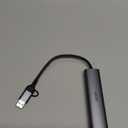 Acer USB to Ethernet Adapter, USBC Hub Ethernet 1Gbps with 3*USB 3.0, Aluminum Heat Dissipation, Driver Free, USB to Network Adapter for Windows 10, 8.1, Mac OS, Laptop, MacBook Pro, iPad, XPS, etc