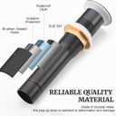 Pop up Sink Drain Stopper for Bathroom Vessel Vanity Sink Art Basin Oil Rubbed Bronze, Small Cap Without Overflow, Metal Pop-up Drain Strainer with Detachable Basket Stopper