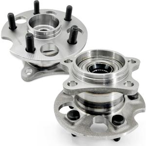 Pair 512284 Rear Wheel Bearing Hub Assembly Compatible with Toyota Highlander 2004-2013 Venza 2009-2016, Hub Bearing for Lexus RX330 2004-2006 RX350 2007-2009, 06 07 08 RX400H, AWD Only, 5 Lug w/ABS (OE Size)