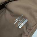 Runhit Biker Shorts Women Spandex Yoga Gym Workout Running Athletic No Front Seam High Waisted Tummy Control Seamless Compression Pockets 6" Brown XL