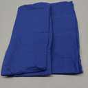 MIULEE Pack of 2 Decorative Outdoor Solid Waterproof Throw Pillow Covers Faux Linen Garden Farmhouse Cushion Cases for Patio Tent Balcony Couch Sofa 18x18 inch Royal Blue