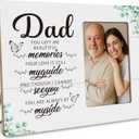 Dad Memorial Gifts Picture Frame, Loss of Father Sympathy Gift, In Memory of Loved Dad Frames Fits 4x6 Photo