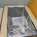 Winsome Cade Set of 2 Foldable Snack Tables, Oversized, for Living Room, 25", No Assembly, Coffee