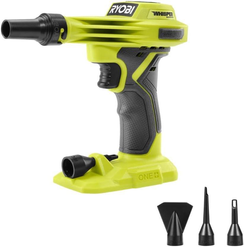 RYOBI PCL016B ONE+ Whisper Series 18V Cordless High Volume Inflator for air mattress