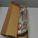 5 FT Artificial Valentine Garland Romantic Valentines Day Garlands Farmhouse Valentines Day Floral Garlands with Tulip Heart Berries for Mantle Table Stairs Indoor Outside Holiday