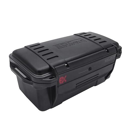 Outdoor Sealed Waterproof Safety Case Plastic Tool Dry Storage Box For Electronic Equipment Camping Outdoor Tool - Professional Waterproof Box(C), Black (MMZ-HA5272C-RT)