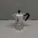 Bialetti Moka Express Iconic Italian Stovetop Espresso Maker (Natural Silver, 6 Cups)