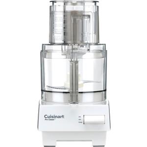 Cuisinart 7-Cup Pro Classic Food Processor, 600-Watt Motor, Vegetable Chopper & Blender for Mincing, Dicing, Shredding, Puree & Kneading Dough, DLC-10SYP1, White