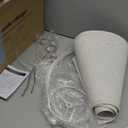 Empire Lamp Shades Set of 2, 6" Top x 16" Bottom x 10.8" High, Large Beige Lamp Shades for Table Lamps Floor Lamps, Natural Linen Lampshades Replacement, Spider, Harp Holders Included, Easy Assembly