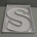 12" Fillable Cardboard Letter Charcuterie Gift Cupcake Box With Cover Sweets Packaging (S)