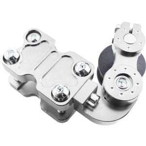 Universal Motorcycle Modified Accessories CNC Aluminum Regulator Alloy New Automatic Adjuster Wheel Chain Tensioner Roller Tools For Motorbike Motocross Chopper ATV Dirt Pit Bike (Silver)