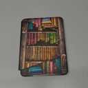 Colorful Bookshelf Case for 7" Kindle Paperwhite (12th Generation,2024)&Kindle Colorsoft Signature Edition 7"(2024/2025) 360 Degree Rotating Stand Protective Cover with Auto Sleep/Wake