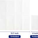 JOLLY CHEF 400 Pack Disposable Paper Napkins, Soft Bathroom Napkins Guest Disposable, 2-Ply White Paper Hand Towels for Halloween, Wedding, Thanksgiving
