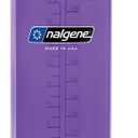 Nalgene Tritan Wide Mouth BPA-Free Water Bottle, Purple w/ Black Cap, 32-Ounces