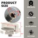 813396 Stove Knob Dial Gas Control Assembly Compatible with Wolf Cooktop Range Surface Burner Accessories (5PCS)