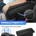 Autorder Center Console Cover for 2023-2025 2026 Mazda CX-50 CX50 Accessories Armrest Cover Leather Armrest Cushion Anti-Scratch Protector with Pockets