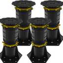 2026 Bed Support Legs, 8.3"- 13.4" Adjustable Height Bed Frame Support Legs, Bed Legs Replacement (4-Pack)