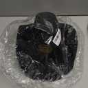 Western-Cowboy-Hats for Women Men - Classic Wide Brim Felt Fedora Unisex Upturn Bull Head Cowgirl Caps with Buckle Belt