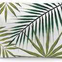 2 x Fokongna Palm leaves Wet Bag Travel Wet Dry Bag Beach Bag Diaper Bag Wet Bag For Swimsuit Travel Makeup Bag Toiletry Bag