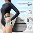 Jzocon Waterproof Phone Pouch for Phone, Floating Large Capacity Dry Bag Stores Sunscreen, Sunglasses, Waterproof Bag for Beach, Swimming, Kayaking for iPhone 16 15 14 11 Pro Max & Galaxy S24 S21