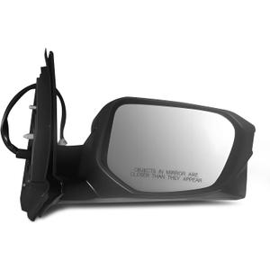 Right Passenger Side Mirror Assembly Compatible with Civic 2016-2021 Side View Mirror with Camera & Heated & Power Glass and Manual Folding Replaces 76208-TBC-A02ZA HO1321284 (White 11Pins)