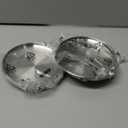 Stainless Steel Plates, 6 Pack 5.5 inch 304(18/8) Metal Food Serving Plate Set, Reusable Snack Eating Dishes Round Shatterproof Plate Silver Dinnerware for BBQ Dinner Oven Dishwasher Safe