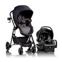 Evenflo Pivot Modular Travel System with LiteMax Preemie and Infant Car Seat (Casual Gray), Manufactured 10-17-2025