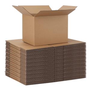CRUGLA 40 Packs 8x6x6 Shipping Boxes Cardboard Boxes Shipping Box for Business Packaging Thin Box