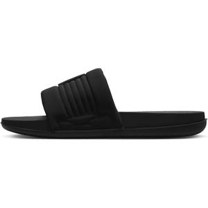 Nike Men's Adult Offcourt Adjust Slides (8, Black/White/Black)