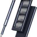 49in1-S2 Precision Screwdriver Set, [Super Durable] Ultra Compact Small Magnetic Mini Repair Tool Kit, Tiny Screw Driver with Torx Flat bits Fits Ring Doorbell, Watch, Laptop, Eyeglass, Camera