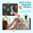 JOYIN 12 Wooden Magnet Creativity Arts & Crafts Painting Kit for Kids, Decorate Your Own Painting Gift for Halloween Crafts, Birthday Parties and Family Crafts, Party Favors for Boys Girls