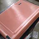 TRAVELARIM Hard Shell Luggage Sets with Spinner Wheels 4 Piece, Expandable Large Suitcases with TSA Lock, Travel Large Suitcase Set, Black Luggage Set (Pink)